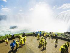 Niagara Falls, observation deck, Maid of the Mist, Ontario, Canada