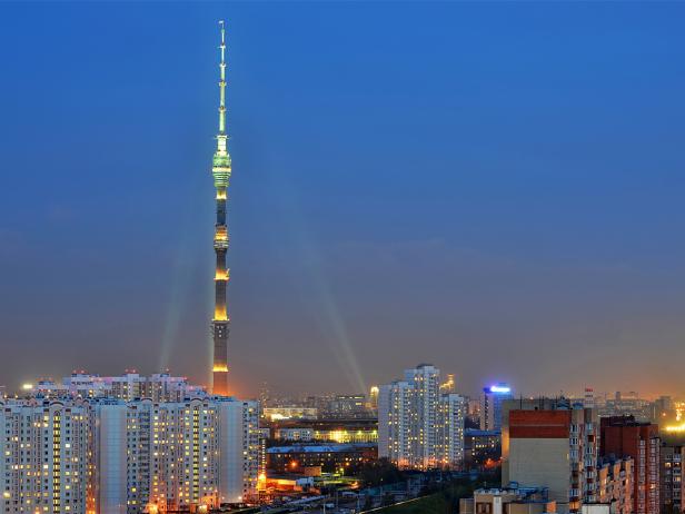 Ostankino Tower, Moscow, Russia