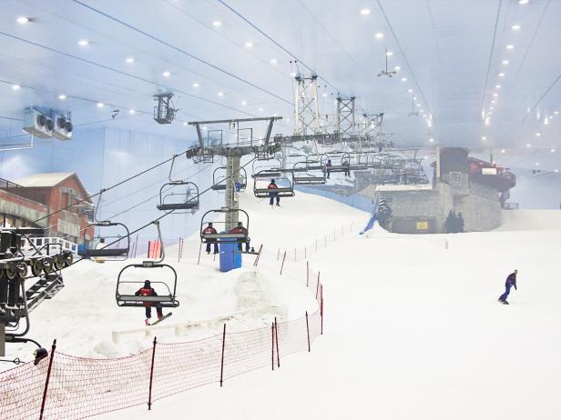 Ski Dubai, indoor skiing, United Arab Emirates 