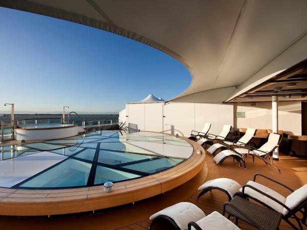 Seabourn, cruise ship, spa, terrace