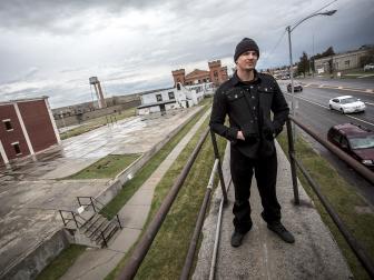  Zak Bagans standing outside the Old Montana Prison.