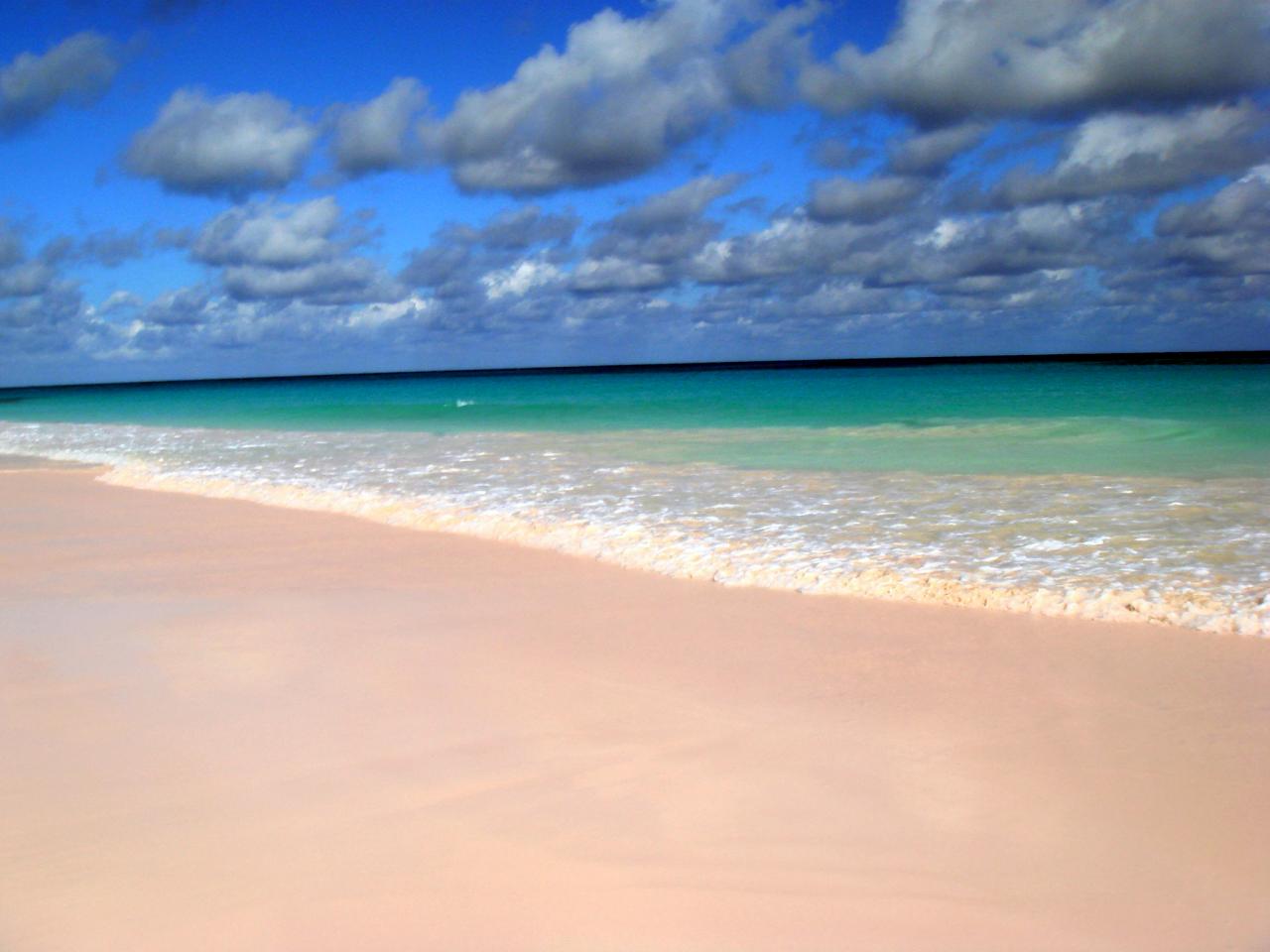 different colored beaches