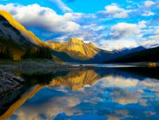 national parks medicine lake jasper canada