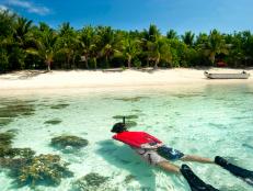 fiji, snorkeling, beach, coral, island