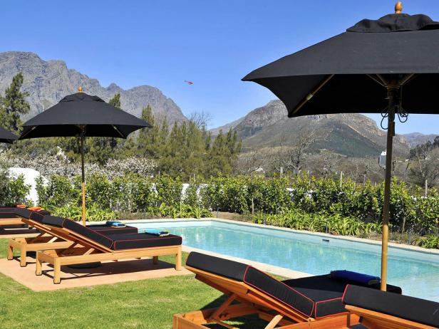La Cle des Montagnes Pool , Franschhoek Wine Valley, South Africa