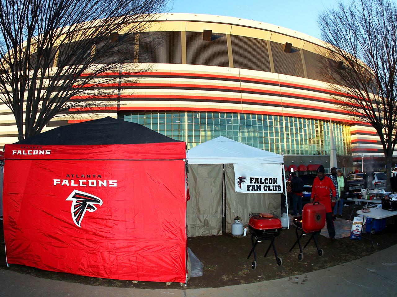 Falcons fans tailgate on Good Day Atlanta 