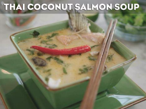 Recipe: Andrew Zimmern's Thai Coconut Salmon Soup