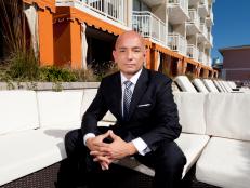 Anthony Melchiorri, host of Travel Channel's Hotel Impossible, during his promo shoot in Cape May New Jersey