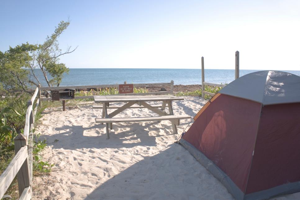 Sea view camping the west country