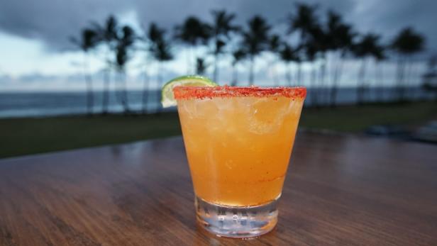 Featured drink at Sam's Ocean View in Honolulu, Hawaii, as seen on Travel Channel's Food Paradise.