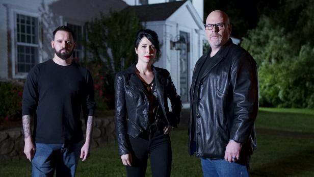 Shane Pittman, Cindy Kaza, and Dave Schrader are ready to tackle any challenge presented before them during their investigation of the Barnstable House in Cape Cod, MA, as seen on Travel Channel's The Holzer Files.