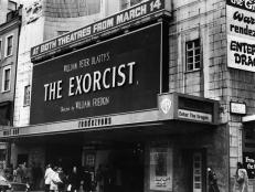13th March 1974: The exterior of the Leicester Square Warner cinema in London, which is showing 'The Exorcist'.  [via Getty Images/Evening Standard]