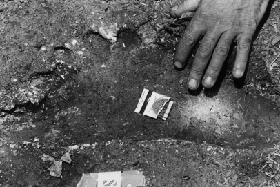 A footprint measuring 17 3/4 inches long and 7 1/2 inches wide was discovered, Sunday, August 26, 1980 at a residence in the Conemaugh Twp. area in Johnstown.