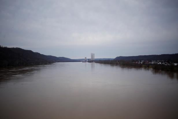 The Ohio River in Maysville, Kentucky [Luke Sharrett /For The Washington Post via Getty Images]