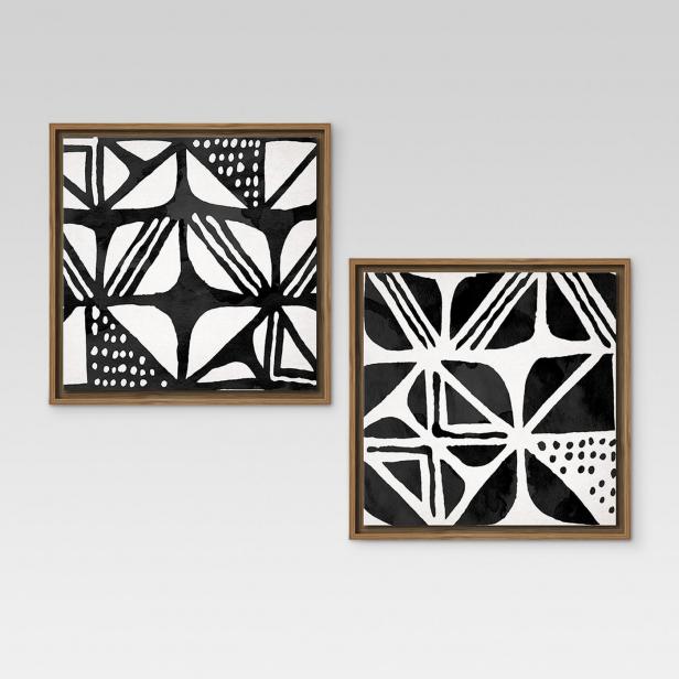 Mud Cloth Framed Canvases