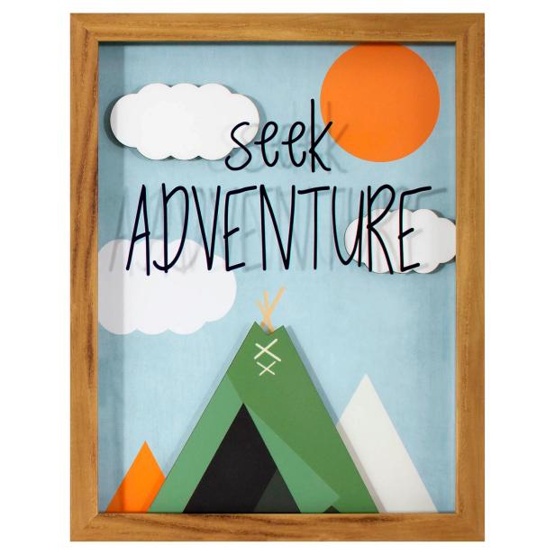 Seek Adventure Framed Art