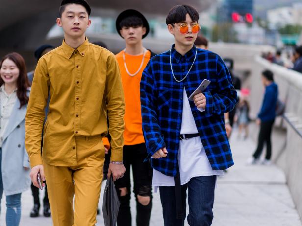 SEOUL, SOUTH KOREA - OCTOBER 21:  A group of guests attend day 5 of HERA Seoul Fashion Week on October 21, 2016 in Seoul, South Korea. (Photo by Christian Vierig/Getty Images)