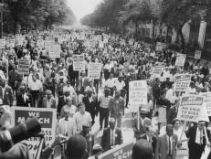 In 1963, nearly 300,000 protestors headed to the nation's capital for the March on Washington for Jobs and Freedom, which was a step in the right direction for passing the Civil Rights Act of 1964.