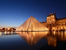 Louvre at Twilight in Paris