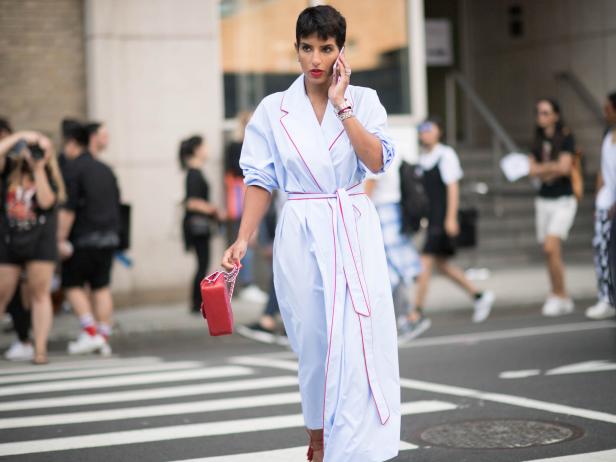 NEW YORK, NY - SEPTEMBER 12: A guest seen in the streets of New York during the New York Fashion Week on September 12, 2016 in New York City.  (Photo by Timur Emek/Getty Images)