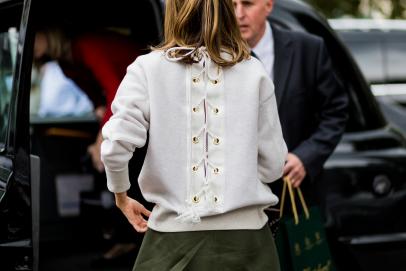 Charlotte Groeneveld wearing silver dress, Louis Vuitton sneakers, News  Photo - Getty Images