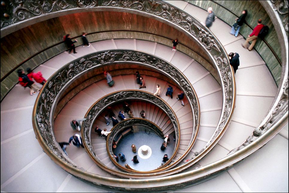 Spiral Staircase in Vatican Museum