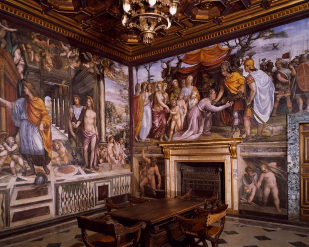 Erotic Frescoes in Villa Farnesina