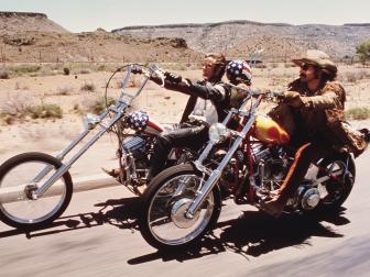 Peter Fonda as Wyatt and Dennis Hopper as Billy in Easy Rider