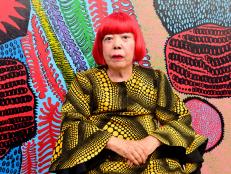 TOKYO, JAPAN - SEPTEMBER 26:  (CHINA OUT, SOUTH KOREA OUT) Artist Yayoi Kusama attends the opening ceremony of the Yayoi Kusama Museum on September 26, 2017 in Tokyo, Japan. The museum opens on October 1.  (Photo by The Asahi Shimbun via Getty Images)
