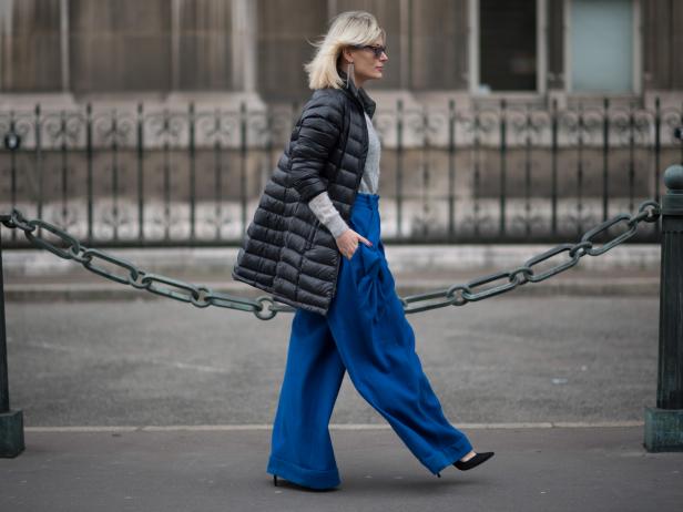 PARIS, FRANCE - MARCH 03:  A guest seen in the streets before the Loewe Fashion Show on March 3, 2017 in Paris, France.  (Photo by Timur Emek/Getty Images)