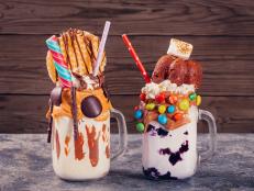 From towering piles of candy to giant brownies and slices of cake, these milkshakes sure know how to pack a sugar-powered punch while maintaining that perfect Instagram-ready look.