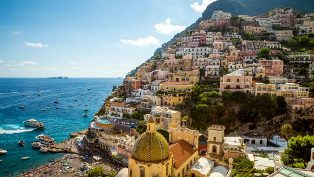 Panorama of Positano.