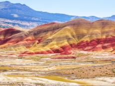 John Day Fossil Beds National Monument. Painted Hills, Oregon.