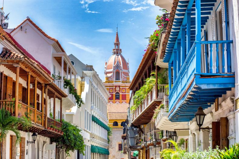 The colorful Cartagena