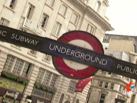 Sam on the London Underground