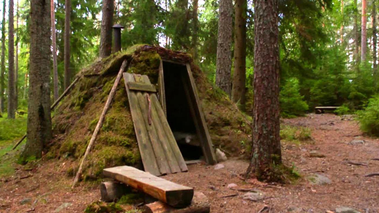 Sleep in a Forest Hut