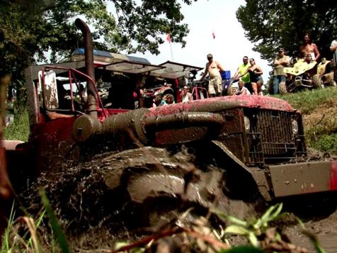 Driving Through a Mud Slough