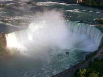 Niagara Falls is the world's second-largest and most famous waterfall.