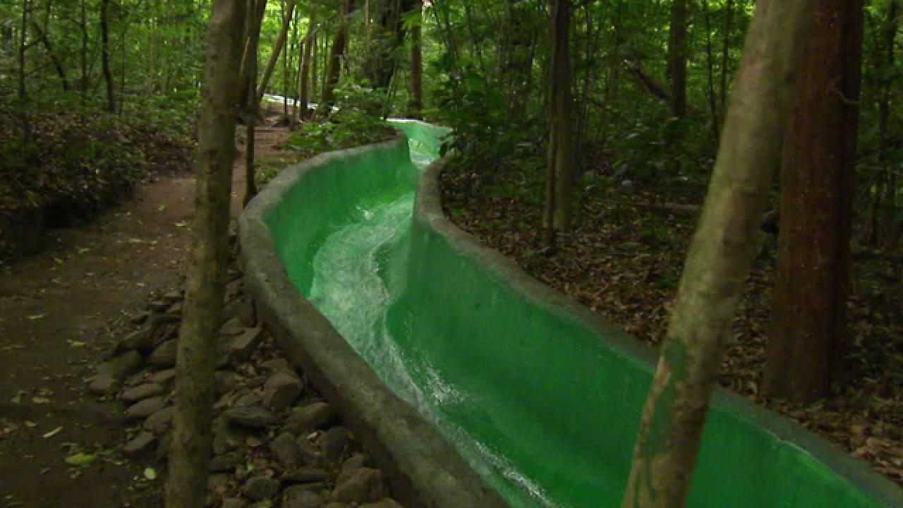 Extreme Mountain Water Slide