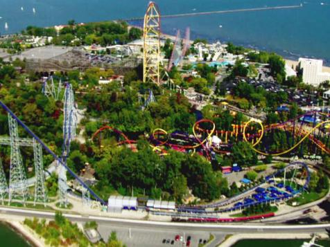 Coasters at Ohio's Cedar Point