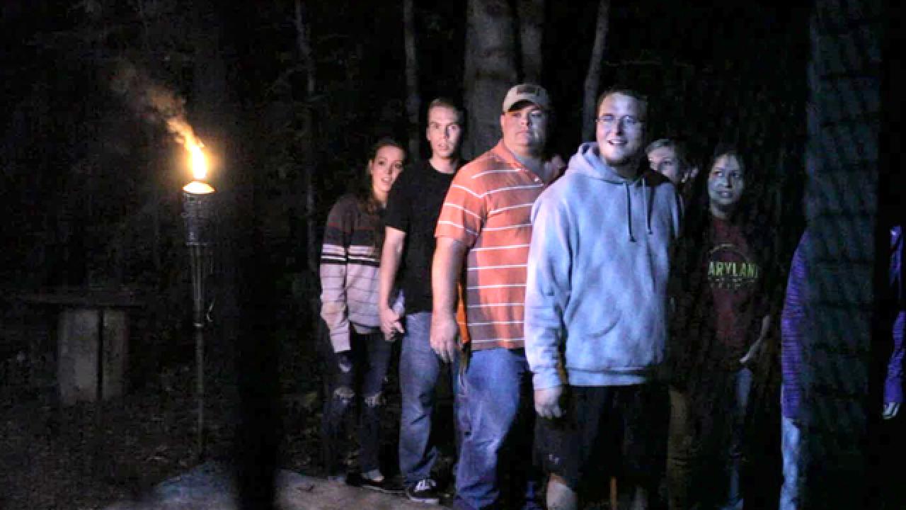 Scared at CreepyWoods
