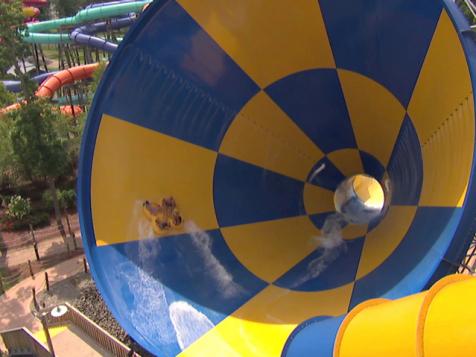 The Slides of Hurricane Harbor