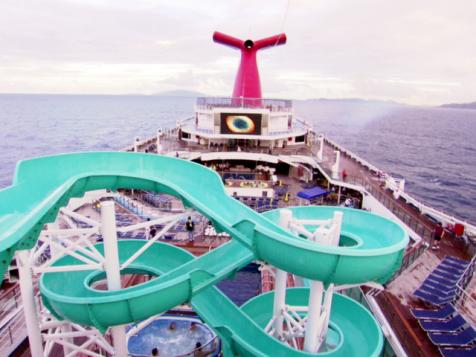 Cruise's Twisting Water Slide