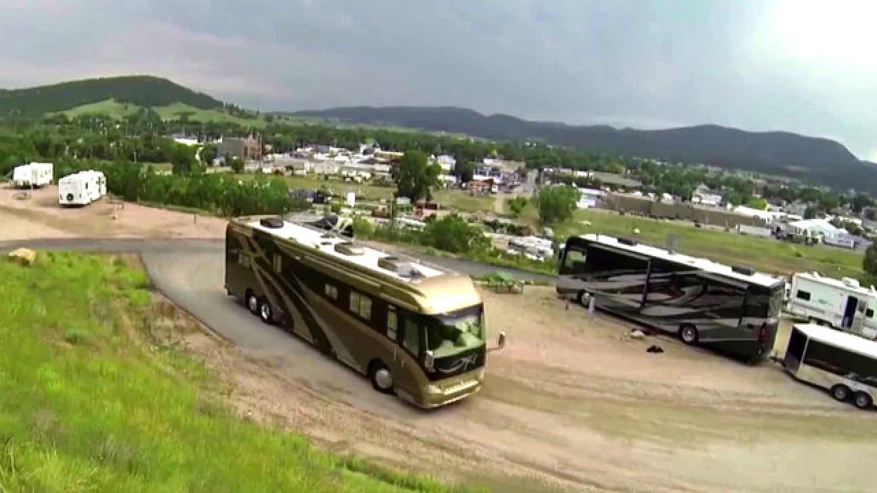 Toy-Filled Big and Baby RVs