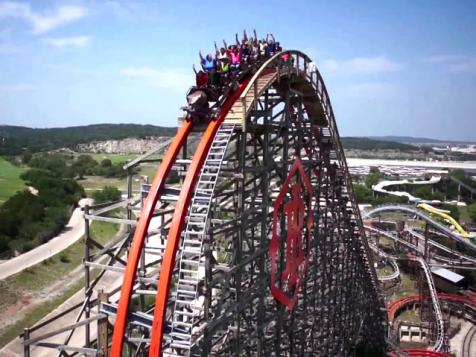 Six Flags Texas' Iron Rattler