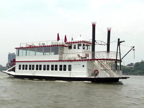 Riverboat Turned Houseboat