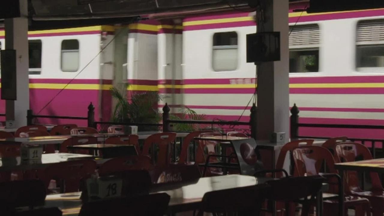 Railroad Restaurant in Bangkok