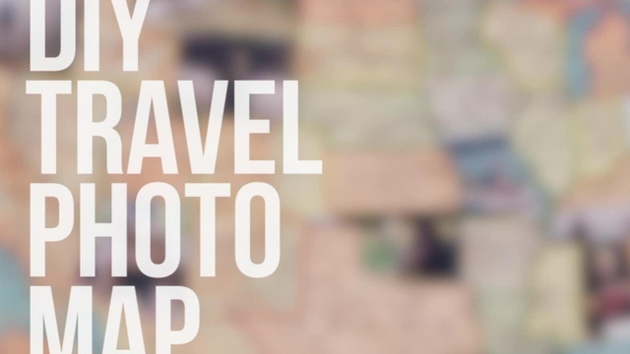 DIY Travel Photo Map