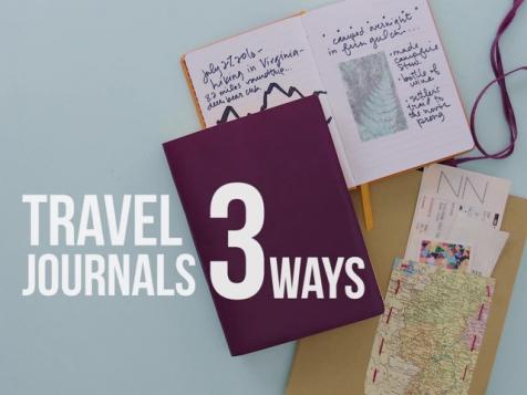 Travel Journal 3 Ways