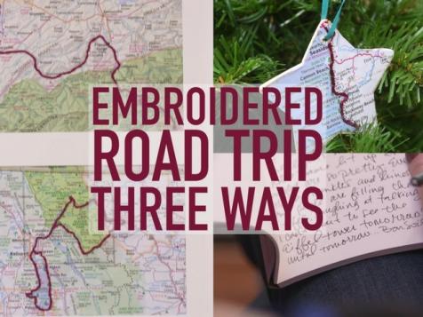 Embroidered Road Trip